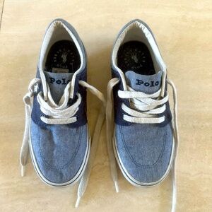 Kids polo Ralph Lauren lace up shoes